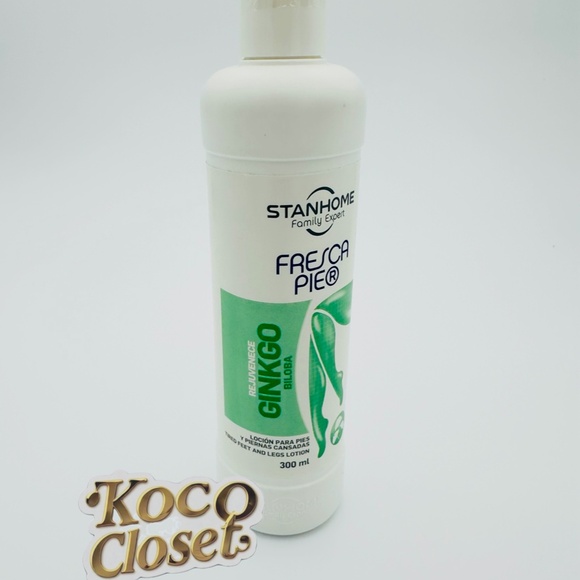 STANHOME FRESCA PIE GINKGO BILOBA FEET AND LEGS LOTION 300ml PARA PIES Y PIERNAS - Picture 4 of 6